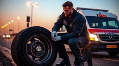 Mobile Tyre Repair 24 Hour Service Dubai Sharjah