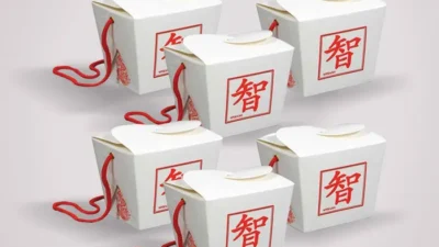Custom Chinese take-out boxes