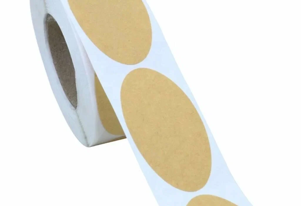 Oval Roll Label