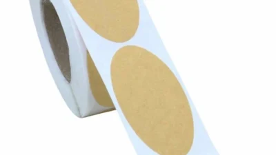 Oval Roll Label