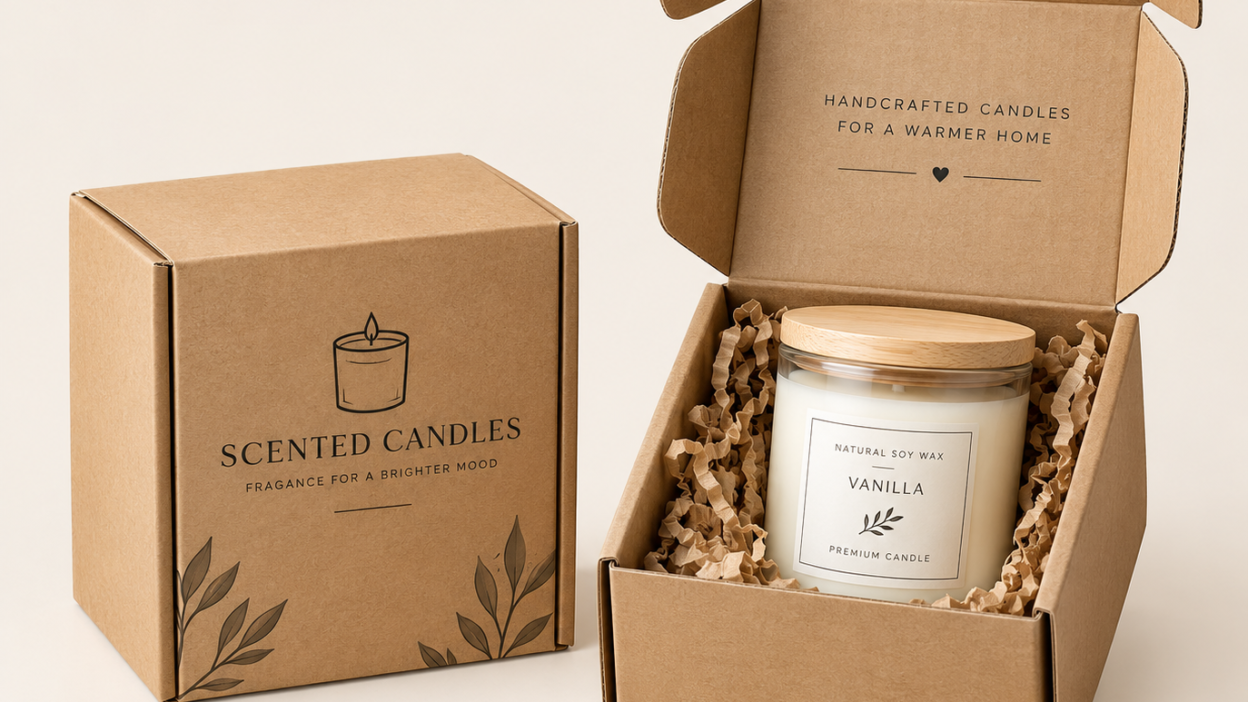 Custom Candle Shipping Boxes